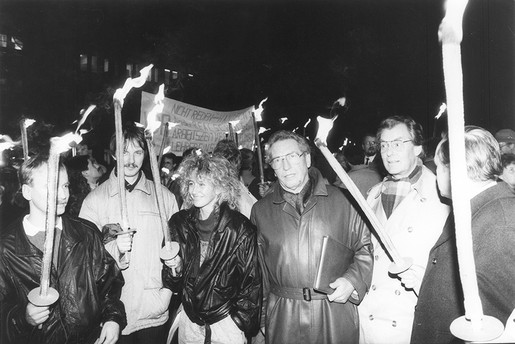 Demonstration am 14. Dezember 1988