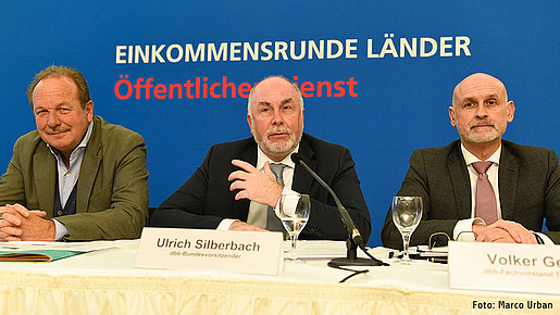 Einkommensrunde 2019: Pressekonferenz zu den Forderungen der Gewerkschaften