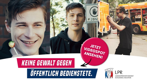 Video zum Thema "#sicherimDienst": Zu sehen ist ein Kinospot des Landes Schlewswig-Holstein, der für ein besseres Miteinander wirbt.