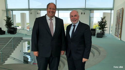 dbb Chef Ulrich Silberbach trifft Kanzleramtsminister Helge Braun dbb Chef Ulrich Silberbach trifft Kanzleramtsminister Helge Braun