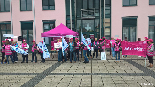 Protest in Naunhof