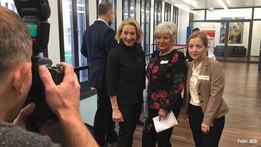 Helene Wildfeuer beim Start der Kampagne zum Equal Pay Day