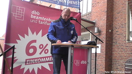 Aktive Mittagspause der DPolG Bremerhaven