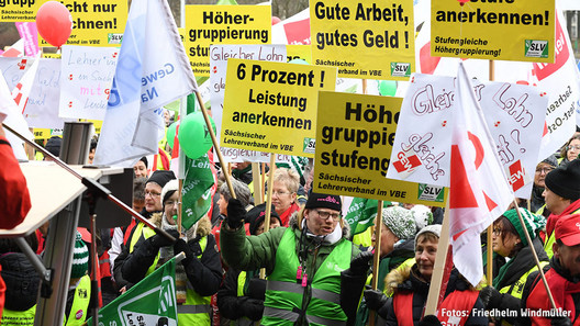 Demonstration in Chemnitz