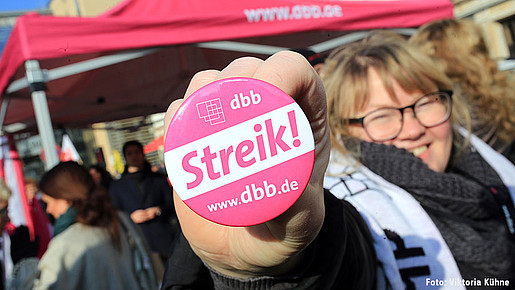 Warnstreik in Magdeburg