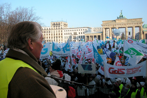 Demonstration am 14. Dezember 2002