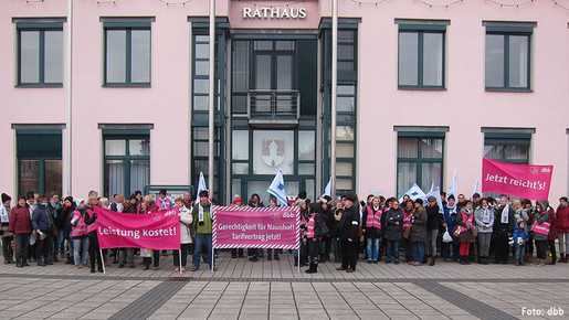 Warnstreik in Naunhof Warnstreik in Naunhof