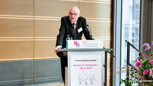 Friedhelm Schäfer auf dem forum Behindertenpolitik