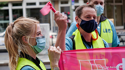 Protestaktion in Berlin