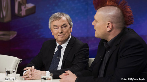 Klaus Dauderstädt und Sascha Lobo Klaus Dauderstädt und Sascha Lobo