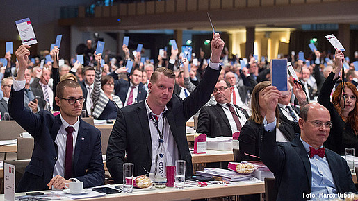 Abstimmung beim dbb Gewerkschaftstag 2017