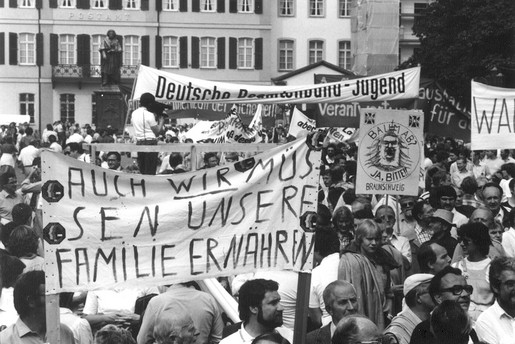 Demonstration am 11. September 1982 Demonstration am 11. September 1982