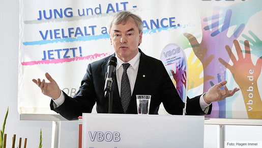 Klaus Dauderstädt beim VBOB Bundesvertretertag 2014