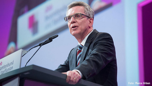 Bundesinnenminister Thomas de Maizière Bundesinnenminister Thomas de Maizière