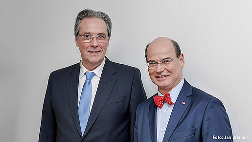 Hans-Ulrich Benra (rechts) und  Paul Johannes Fietz