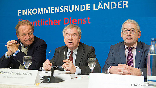 Pressekonferenz Forderung zur Einkommensrunde 2017