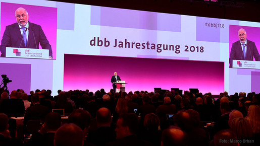 dbb Chef Silberbach auf der dbb Jahrestagung 2018