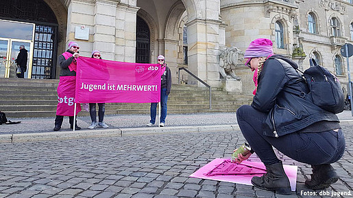 Mahnwachen der dbb jugend