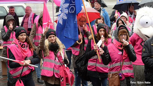 Demo in Bremerhaven Demo in Bremerhaven