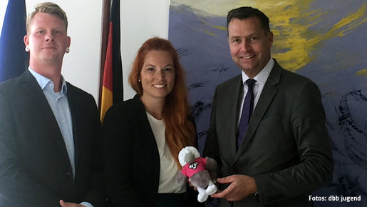 dbb jugend mit Staatssekretär Stephan Mayer dbb jugend mit Staatssekretär Stephan Mayer