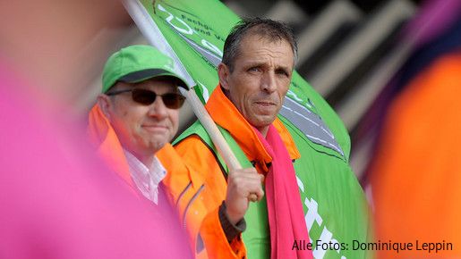 Vom Warnstreik in Bielefeld