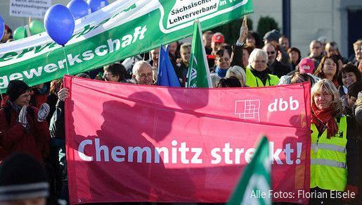 Warnstreik Chemnitz Warnstreik Chemnitz