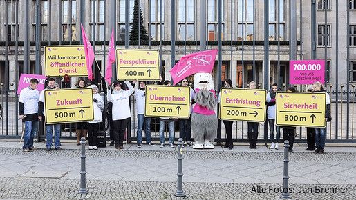 Jugend-Aktion gegen Befristung