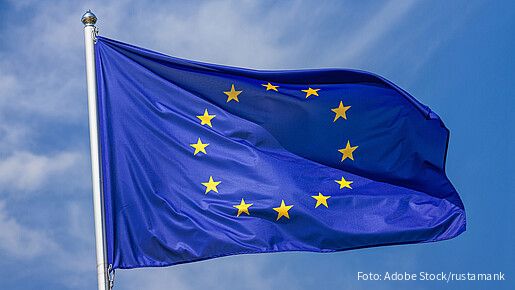 Das Bild zeigt die Flagge der Europäischen Union.