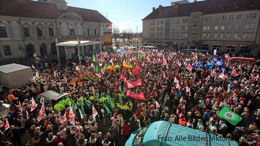 Warnstreik Magdeburg