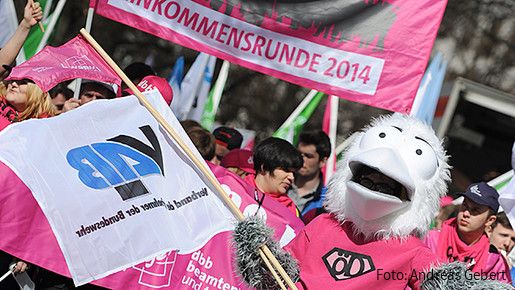 Protest der dbb jugend in München