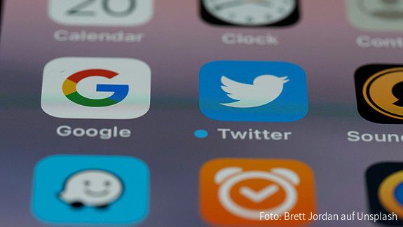 Apps für Soziale Medien auf einem Smartphone