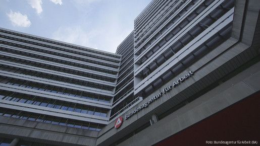 Außenansicht Zentrale Bundesagentur für Arbeit in Nürnberg