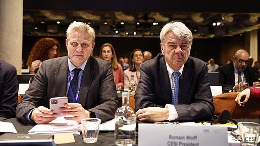 Romain Wolff und Klaus Heeger auf dem CESI-Kongress