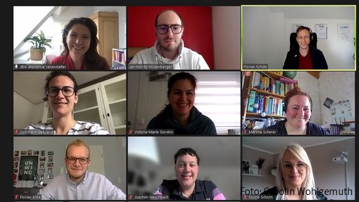 Teilnehmende in der Videokonferenz