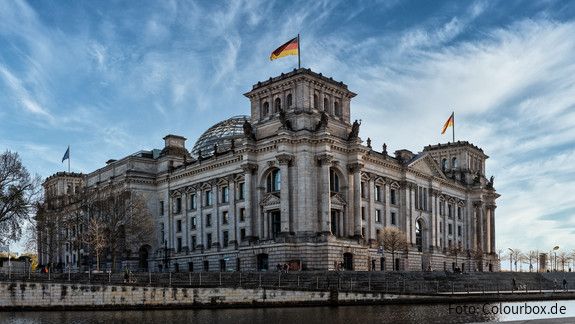 Außenansicht Deutscher Bundestag, Reichstagsgebäude Berlin