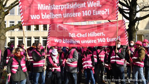 Maßregelvollzug Niedersachsen: Kundgebung für die 140 Euro Pflegezulage