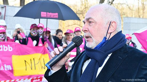 Sozial- und Erziehungsdienst: Protest vor der zweiten Verhandlungsrunde
