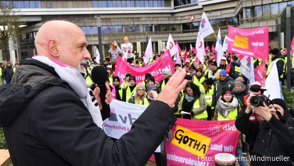 Einkommensrunde 2023 bei Bund und Kommunen: Protest in Nürnberg