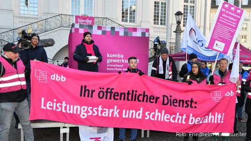 Warnstreik in Bonn 