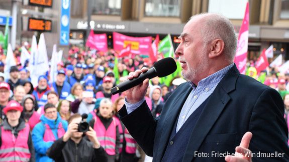 Einkommensrunde 2023 bei Bund und Kommunen: Protest in Gelsenkirchen