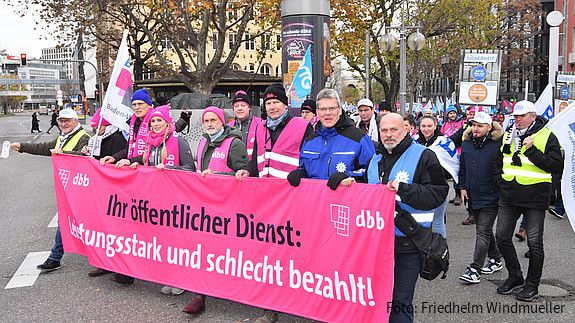 Einkommensrunde, TdL, Demo, Stuttgart