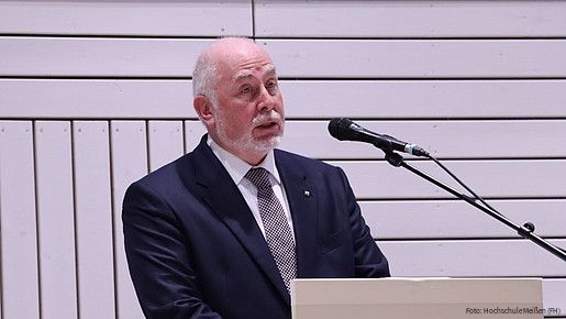 Ulrich Silberbach beim Festveranstaltung zum 30-jährigen Jubiläum der Hochschule Meißen (FH)