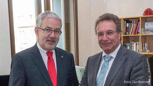 Willi Russ und Klaus Ernst Willi Russ und Klaus Ernst