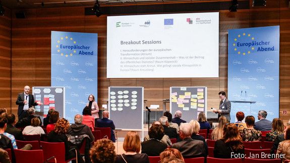 32. Europäischer Abend Bild der Bühne des 32. Europäischen Abends