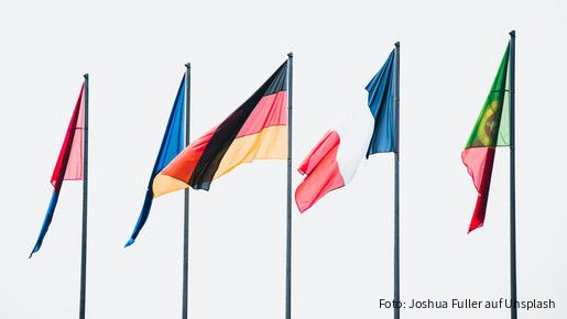 Flaggen von Mitgliedstaaten der Europäischen Union