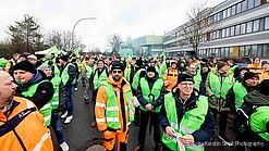 Autobahn-Beschäftigte bestreiken den Elbtunnel