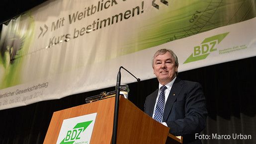 Klaus Dauderstädt beim BDZ-Gewerkschaftstag