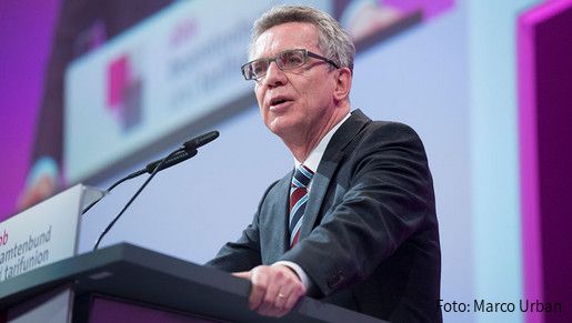 dbb Jahrestagung 2016, Bundesinnenminister Thomas de Maiziere