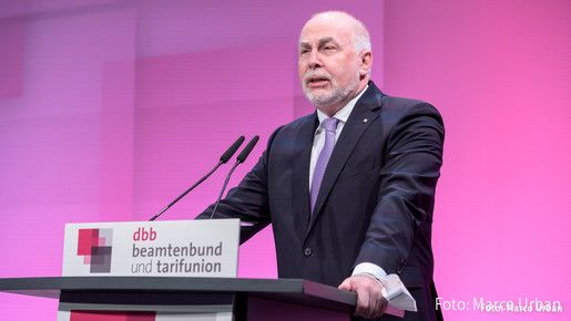 dbb Bundesvorsitzender Silberbach bei seiner Auftaktrede zur dbb Jahrestagung 2021