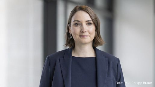 Das Foto zeigt Katharina Schenk, Ministerin im Thüringer Ministerium für Soziales, Gesundheit, Arbeit und Familie.